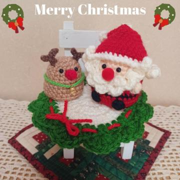 Hand made@@Merry ChristmasT^ƃgiJCAhC[t݂