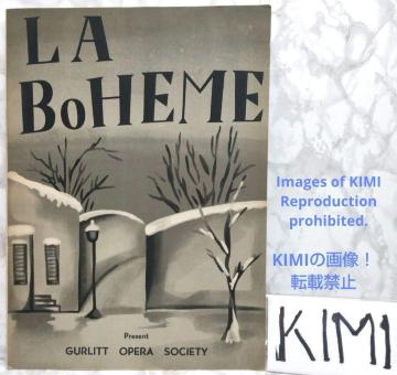 A ̌ LA BOHEME E{G[ 1954N a29N tG`I