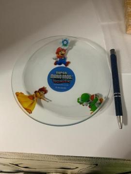 スーパーマリオ ガラスプレート