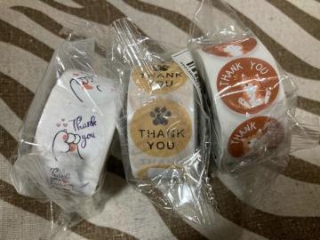 新品未使用 サンキューシール500枚  3種類