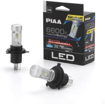 PIAA wbhCgp LED 6600K  12V 18/18W Hi3800/Lo3000lm H4
