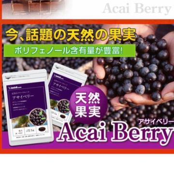 アサイベリー サプリメント約3ヵ月分 ダイエット 美容 ポリフェノール 健康食品