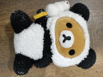 リラックマ、パンダ着ぐるみぬいぐるみ