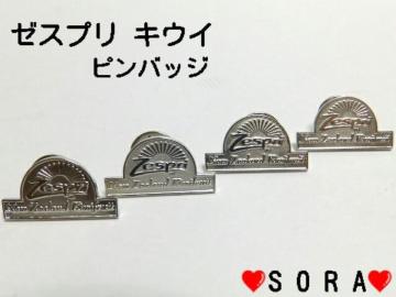 【ゼスプリ/Zespri】ニュージーランド キウイフルーツ♪非売品 ピンバッジ 4個セット