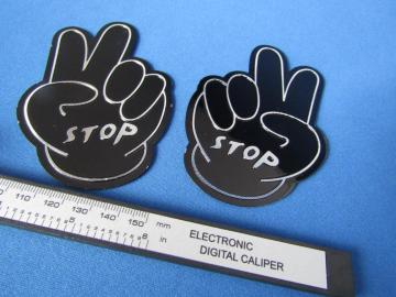 STOPIPEACE s[X Sign A~NtgfJ[ BLACK  2SET