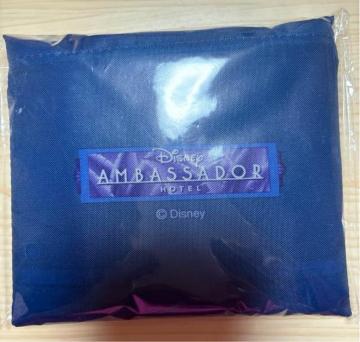 新品未開封 ディズニー アンバサダーホテル限定エコバッグ★ネイビー