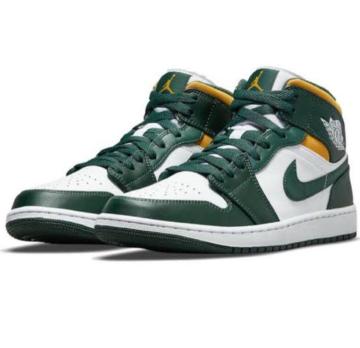 NIKE AIR JORDAN 1 MID Seattle Supersonics 28cm Sonics 28cm W[_