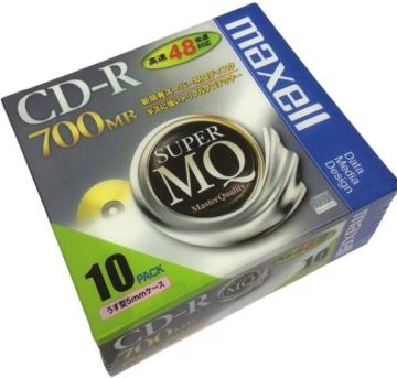 maxell �f�[�^�p CD-R 700MB 48�{���Ή� 10�� 5mm�P�[�X��
