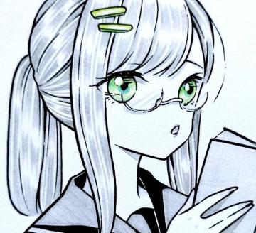 自作イラスト/オリジナル/制服の女の子A