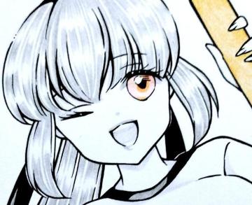 自作イラスト/オリジナル/体操服の女の子
