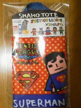 新品〓スーパーマン★スマホトート♪