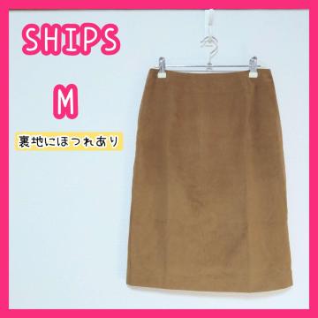 SHIPS Colors �X�G�[�h���^�C�g�X�J�[�g M�T�C�Y �L�������u���E�� ���n�ق�L