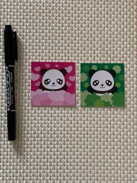 OIOI UENO MARUI �p���_ ���b�Z�[�W�J�[�h 2���Z�b�g �s���N �O���[�� �~�j���^�[85�~������