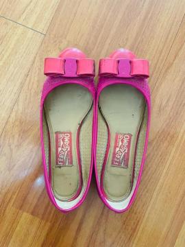 Salvatore Ferragamo �t�F���K�� ���@�����{�� �t���b�g�V���[�Y �s���N