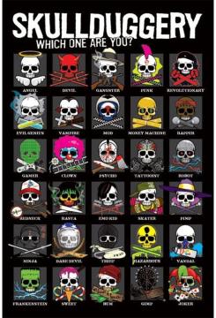 �X�J���_�K���[�@skull daggery �|�X�^�[