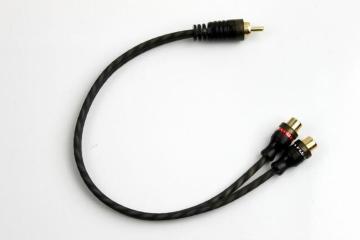 RCA二股分岐ケーブル プラグ 分配 変換