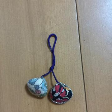 貝殻のキーホルダー