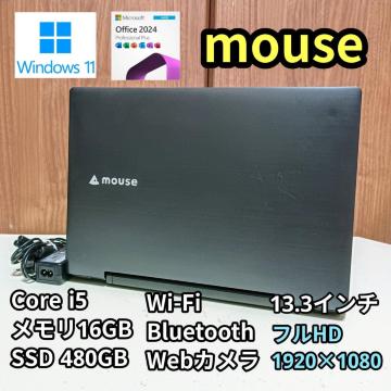 mouse Corei5 16GB SSD480GB Windows11 WebJ m[gp\R Office2024
