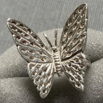 SILVER 925 �V���o�[�����O �w�� �o�^�t���C ���X 11��