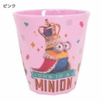 【ミニオンズ】可愛い♪軽くて割れにくい メラミンカップ ピンク