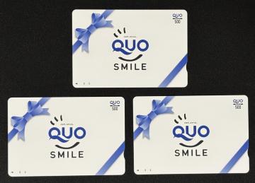 �N�I�J�[�h 1500�~���i500�~��3���j�@QUO�J�[�h �V�i���g�p�@�@�|�C���g����