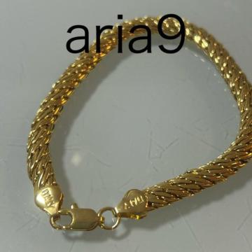 750����@ITALY�S�[���h�u���X�@GOLD bracelet ���j�Z�b�N�X�@imitation ��i����