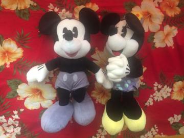 Disney☆ミッキー&ミニー☆ペアぬいぐるみ♪
