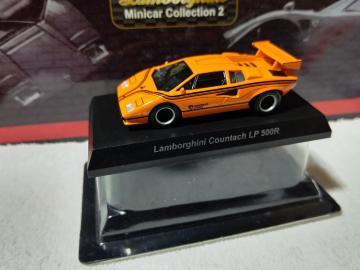 京商 1/64 ランボルギーニ6 カウンタック LP500R オレンジ