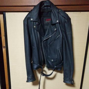 コーリン製牛革ライダースジャンパー中古Lサイズ