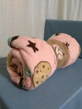 スヌーピーサンゴマイヤー毛布 ピンク