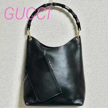 GUCCI �O�b�` �o���u�[ �����V�����_�[ �z�[�{�[ ���U�[ �n���h�o�b�O �S�[���h���� 001�E1013�E002122