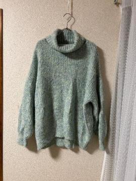 新品タグ付きDenifits★ウール混ゆるふわMIXニット
