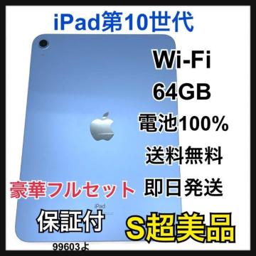 S 100% iPad 10 ��10���� 64 GB Wi-Fi �u���[ �{��