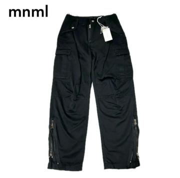 新品 mnml ミニマル ZIPPER DENIM CARGO PANTS 28