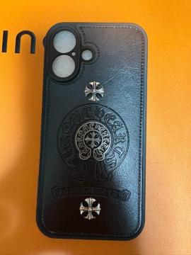 iPhone16 �P�[�X ���U�[�� �N�����n�[�c���f�U�C�� �u���b�N