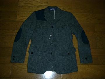 新品GOODENOUGHIVY×harris tweedウールジャケットMグッドイナフ