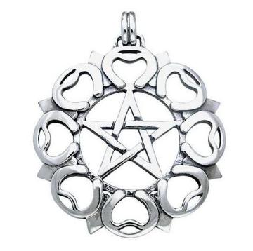 PS: Selfless Compass Silver pendant