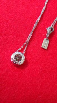 COACH �R�[�` �V�O�l�`���[ �X�g�[�� �l�b�N���X �y���_���g �V���o�[ �u���E�� ���f�B�[�X �A�N�Z�T���[