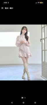 ロゼミューズ Open shoulder mini dress 新品タグ付き S 未開封