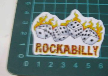ROCKABILLY�@ ���J�r���[�@�T�C�R�� �X�e�b�J�[