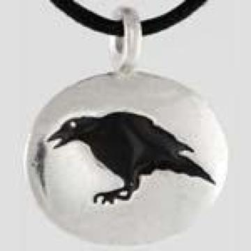 AzureGreen Raven Totem Amulet mSgʂ̌N