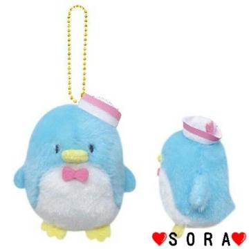 【サンリオキャラクターズ/タキシードサム】可愛い♪ふわっふわシリーズ ボールチェーン付キーホルダー ぬいぐるみマスコット