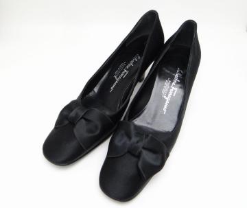 SalvatoreFerragamo tFK { Te pvX ubN 7i24.5cmjUSED