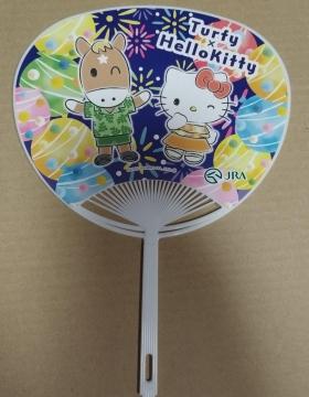 2023 JRA 日本中央競馬会 キティ ターフィー ミニうちわ 花火