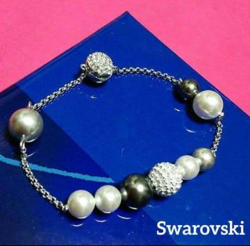 Swarovski �p�[�����N���X�^���{�[�� �u���X���b�g�A���i