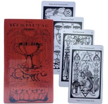�w�����`�b�N�^���b�g�J�[�h�@78 ���@THE HERMETIC TAROT �|�P�b�g�T�C�Y