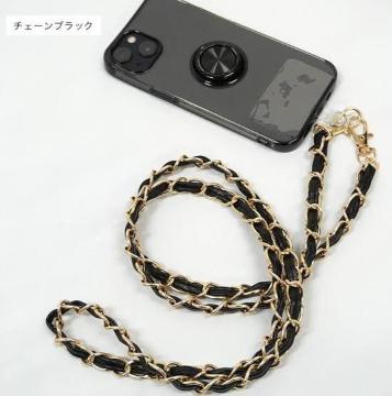 スマホチェーン スマホショルダー 携帯トラップ 首掛け 斜め掛け 肩掛け iPhone 便利 おでかけ 上品 大人かわいい 韓国風
