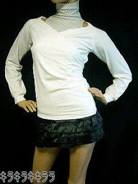 《New》2点セット★ドット柄*ハイネック・ノースリーブ&カットソー