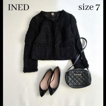 �����i��INED���㎿�m�[�J���[�c�C�[�h�W���P�b�g�����u���b�N���V���v����S