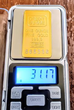 海外ネットより購入したGOLD インゴット FINE GOLD 999.9